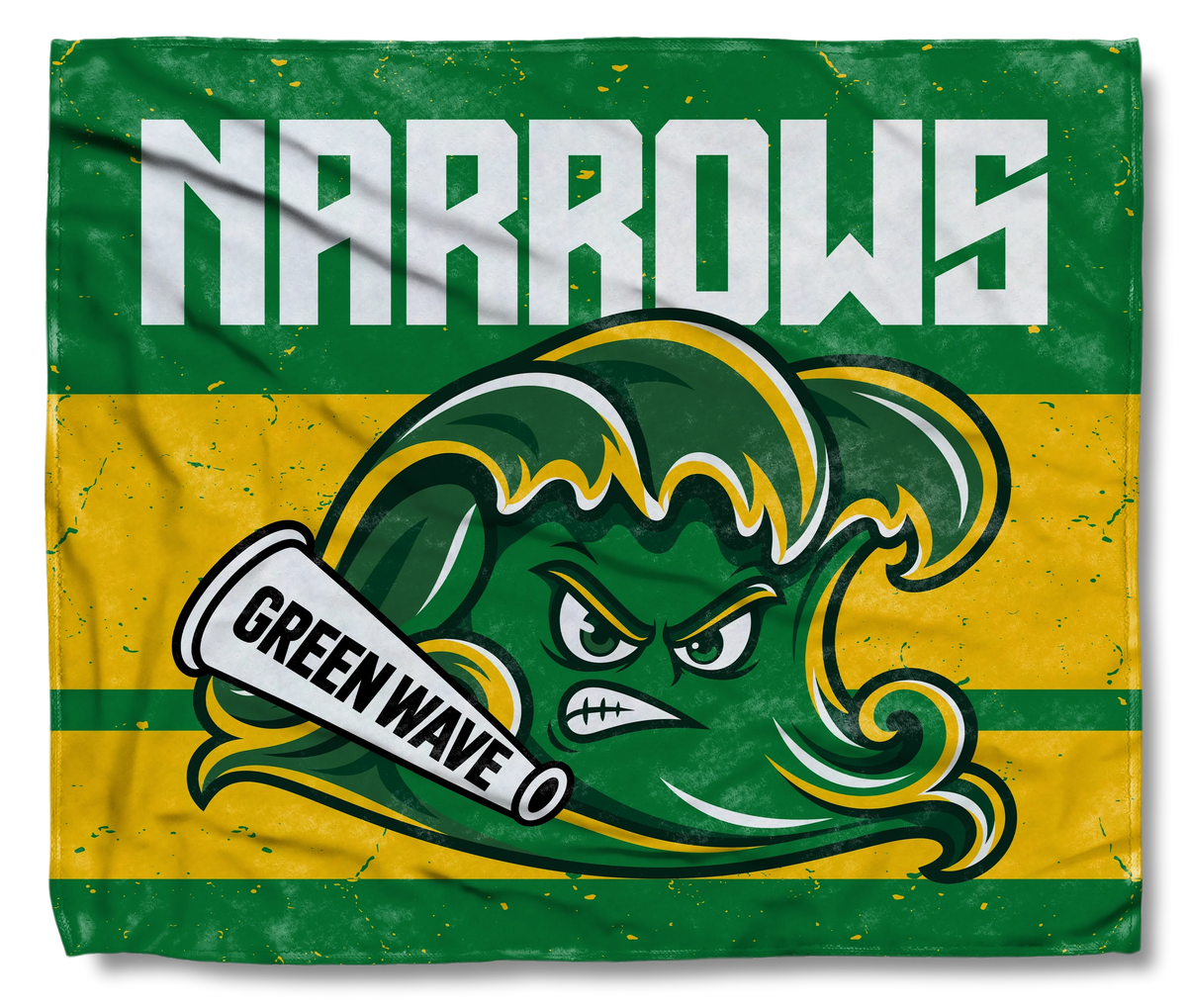 Narrows Green Wave Stripe Snuggler