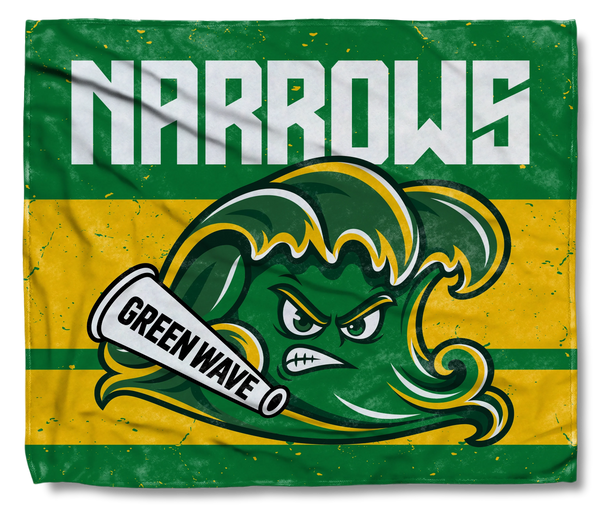 Narrows Green Wave Stripe Snuggler