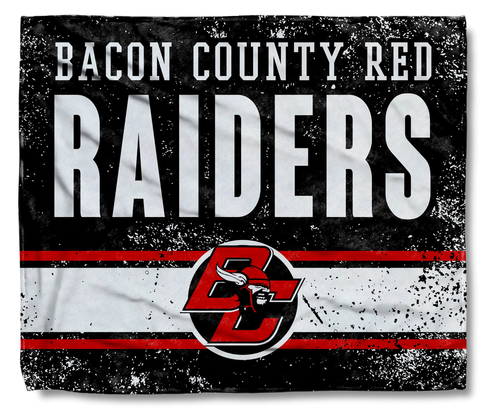 Bacon County Red Raiders (White Font)