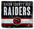Bacon County Red Raiders (White Font)