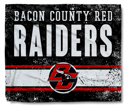Bacon County Red Raiders (White Font)