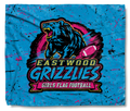 Lady Grizzlies Flag Blanket