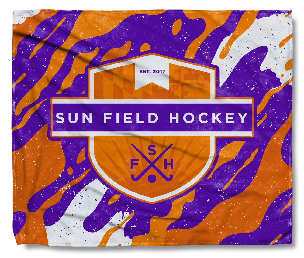 Sun Field Hockey Splatter Spirit
