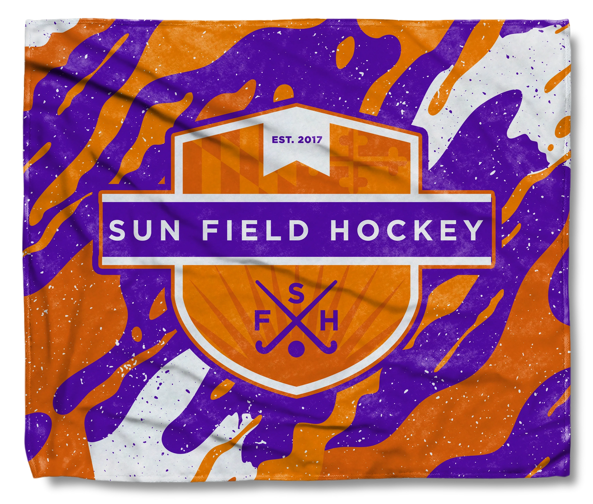 Sun Field Hockey Splatter Spirit