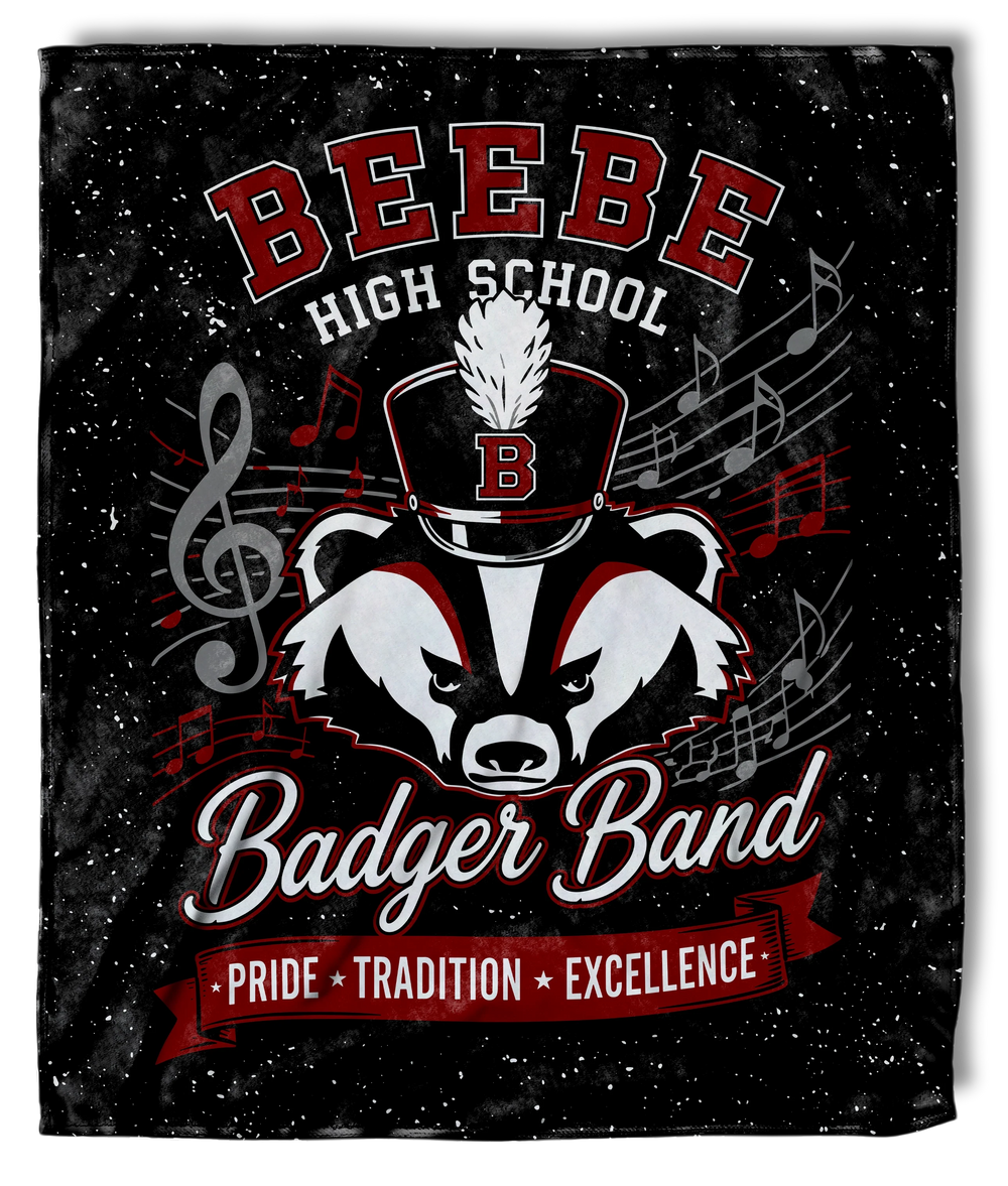 Beebe High School Band Pride Throw