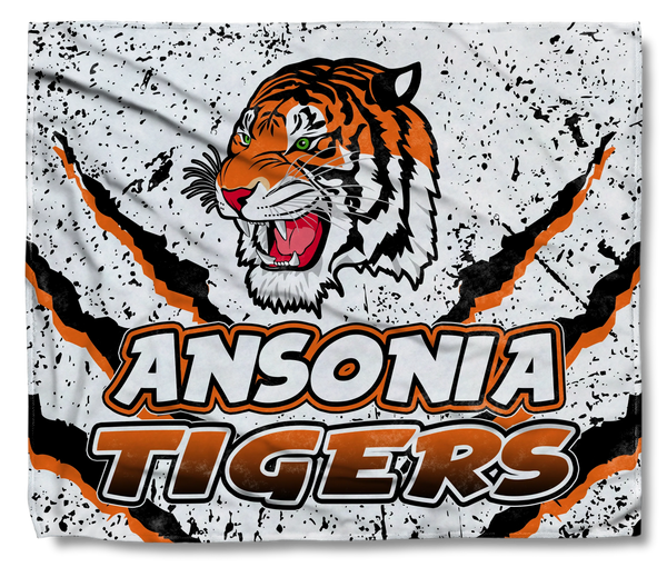 The Ansonia Tigers White Claw Cozy