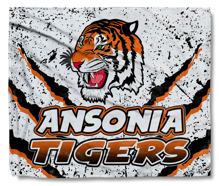 The Ansonia Tigers White Claw Cozy