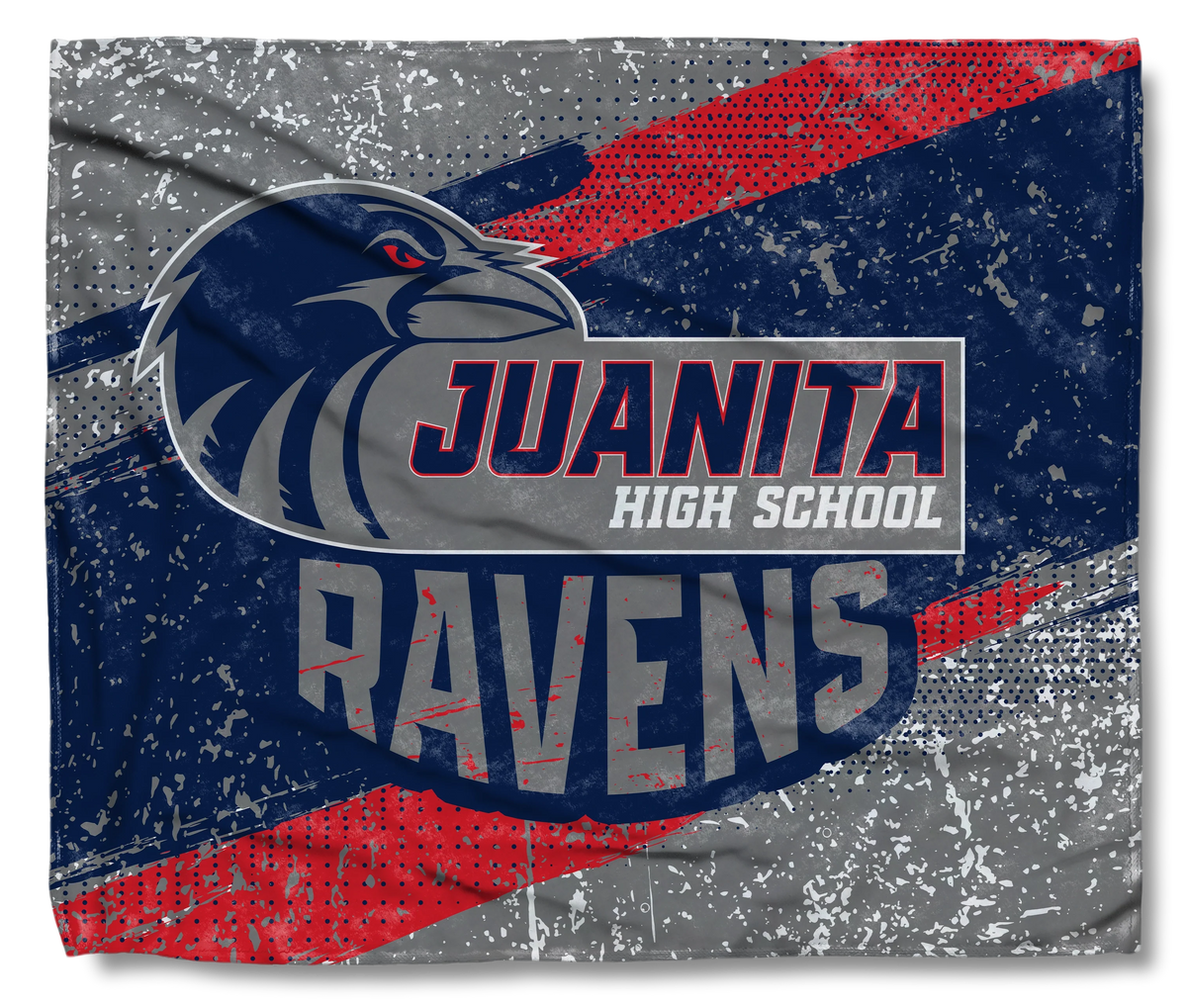 The Juanita High School Ravens Blanket