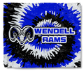Rams Swirl — tie-dye design