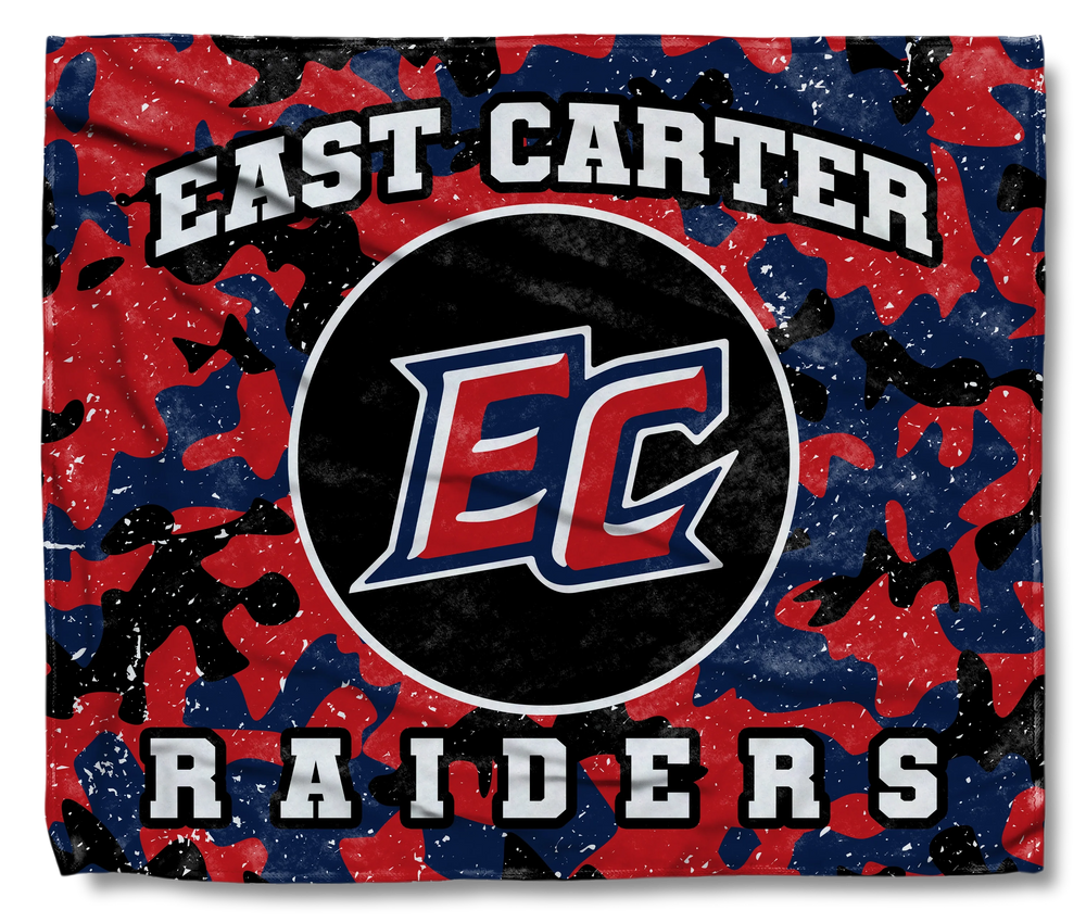 The East Carter Raiders Camo Cozy