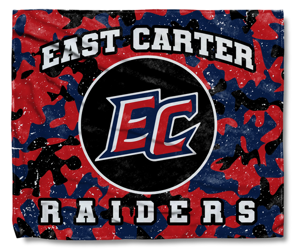 The East Carter Raiders Camo Cozy