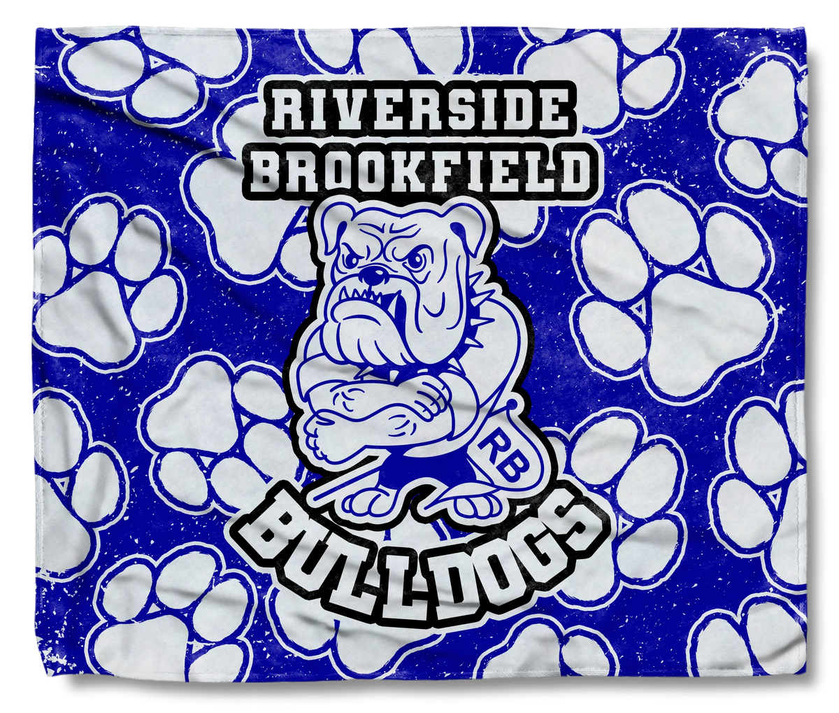 The RB Bulldogs Paw Blanket