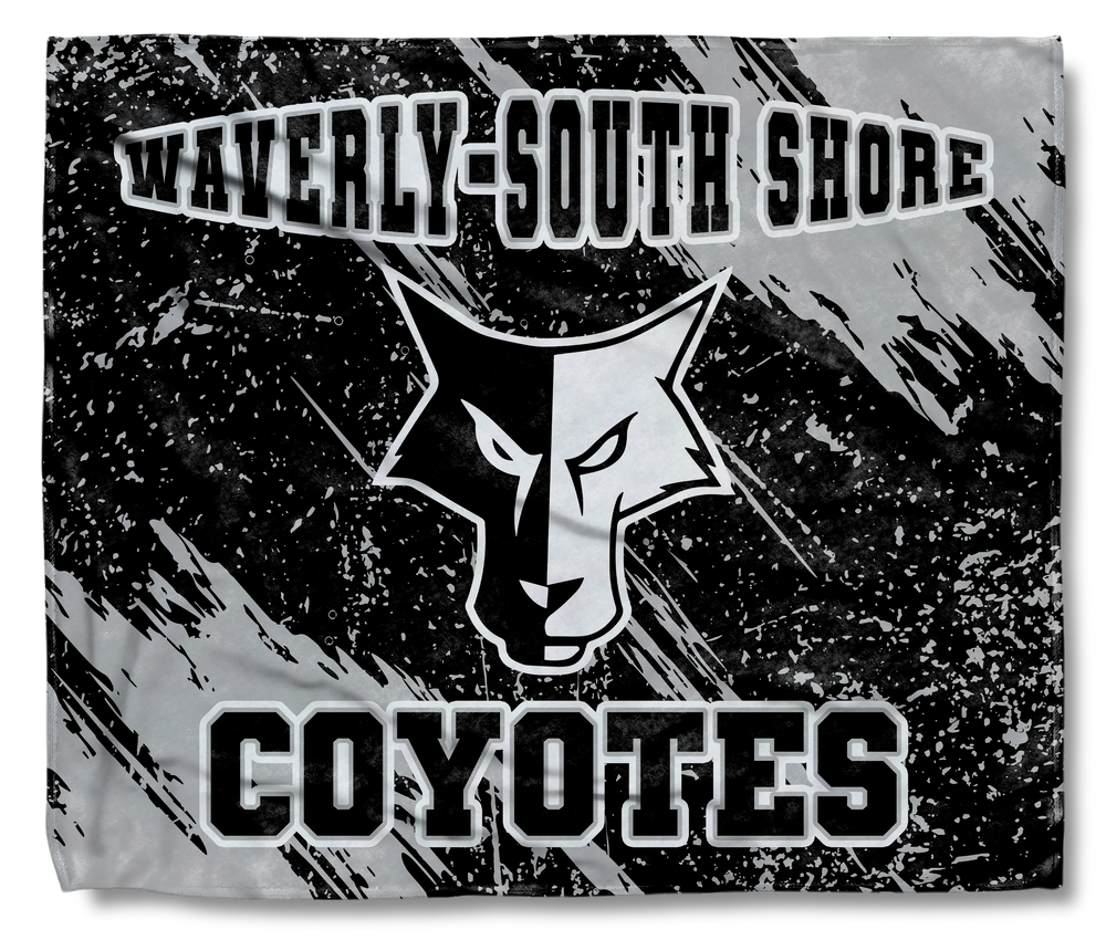 W-SS Coyotes Splatter Blanket