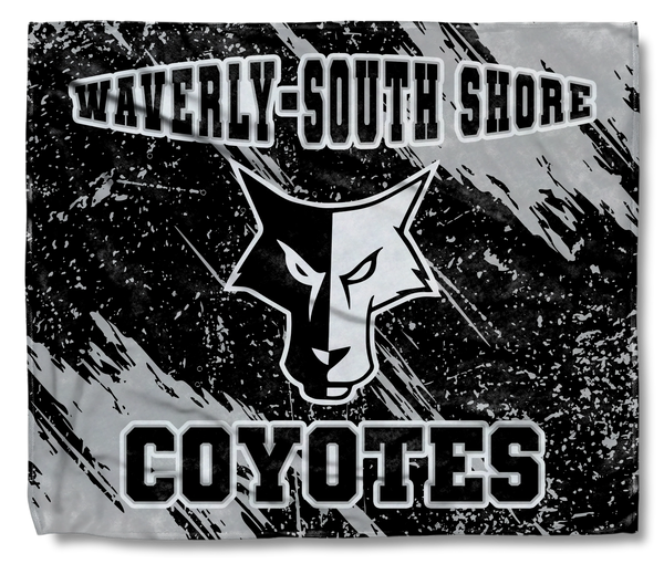 W-SS Coyotes Splatter Blanket