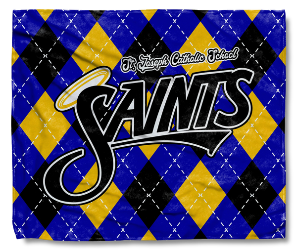 The St. Joseph Saints Argyle Throw