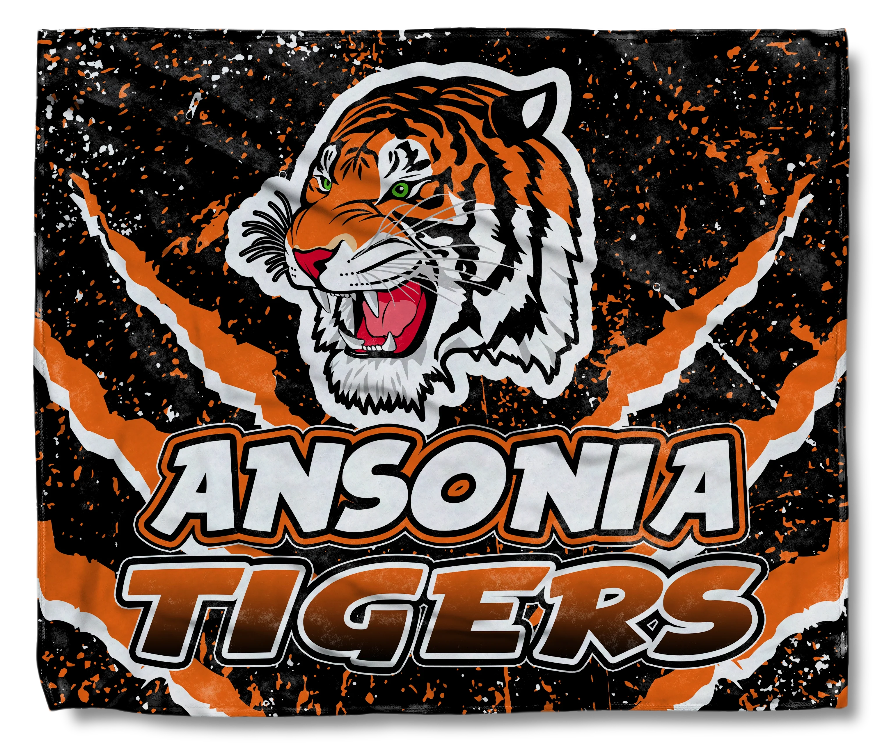 The Ansonia Tigers Black Claw Cozy