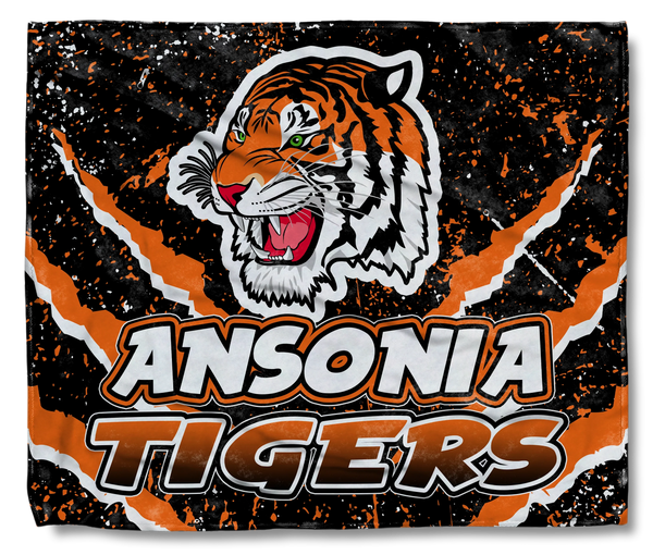 The Ansonia Tigers Black Claw Cozy