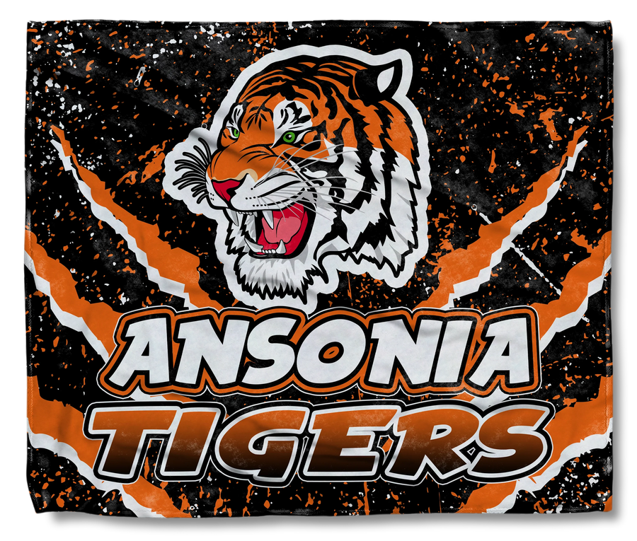 The Ansonia Tigers Black Claw Cozy