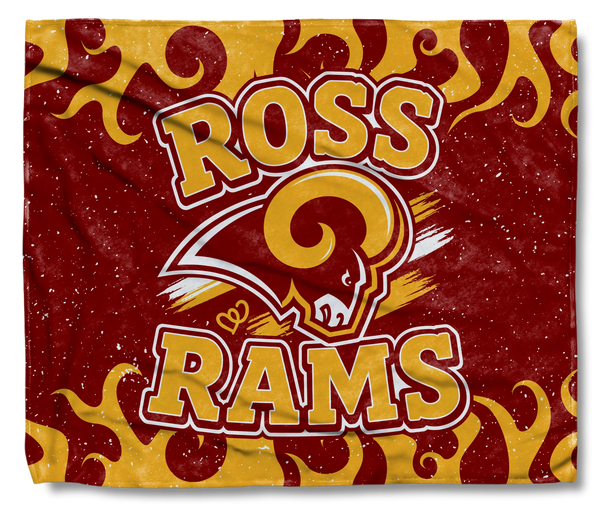 Ross Rams Flames Throw