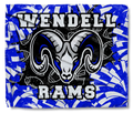 Rams Spirit — pom-pom/cheer design