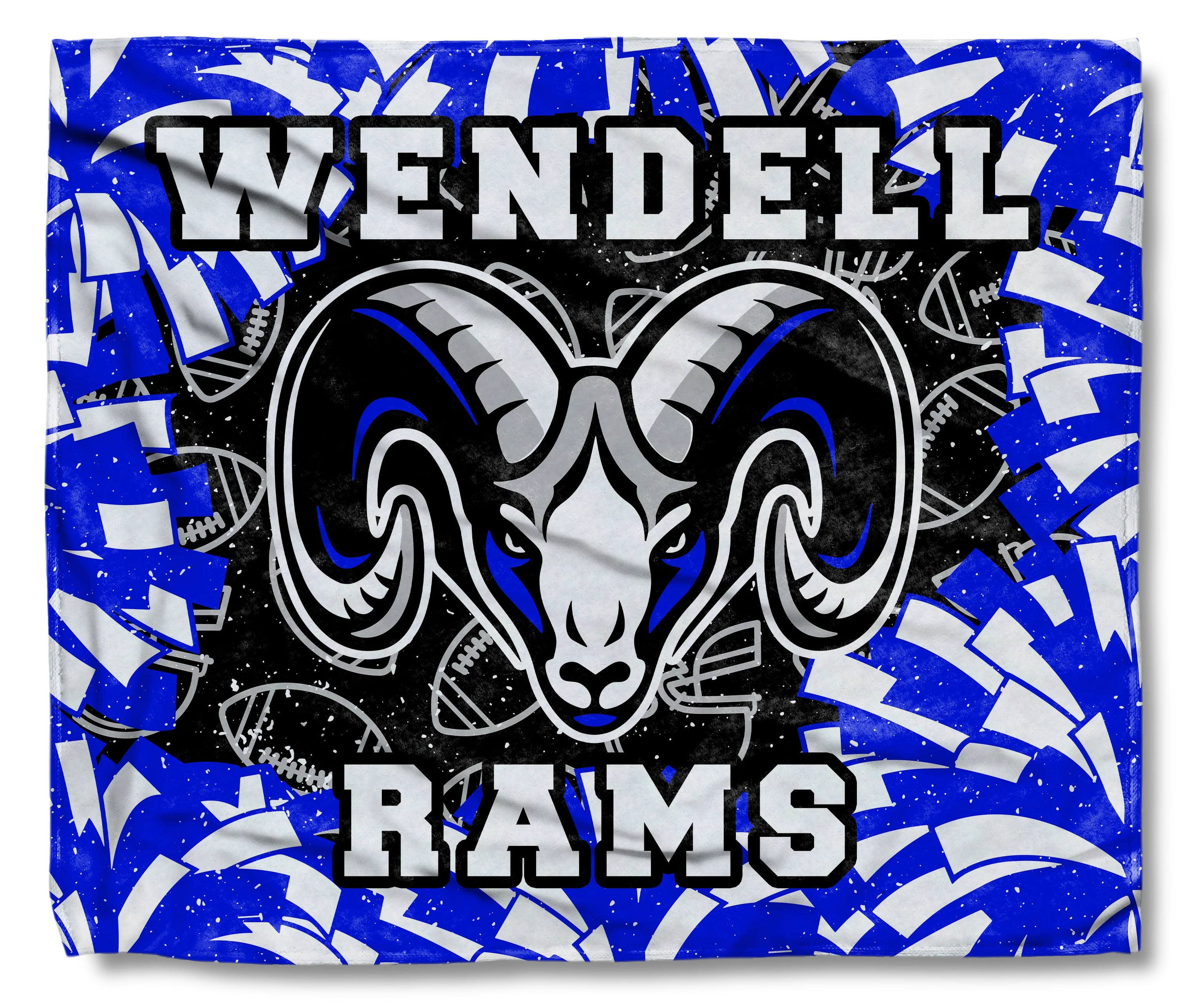 Rams Spirit — pom-pom/cheer design