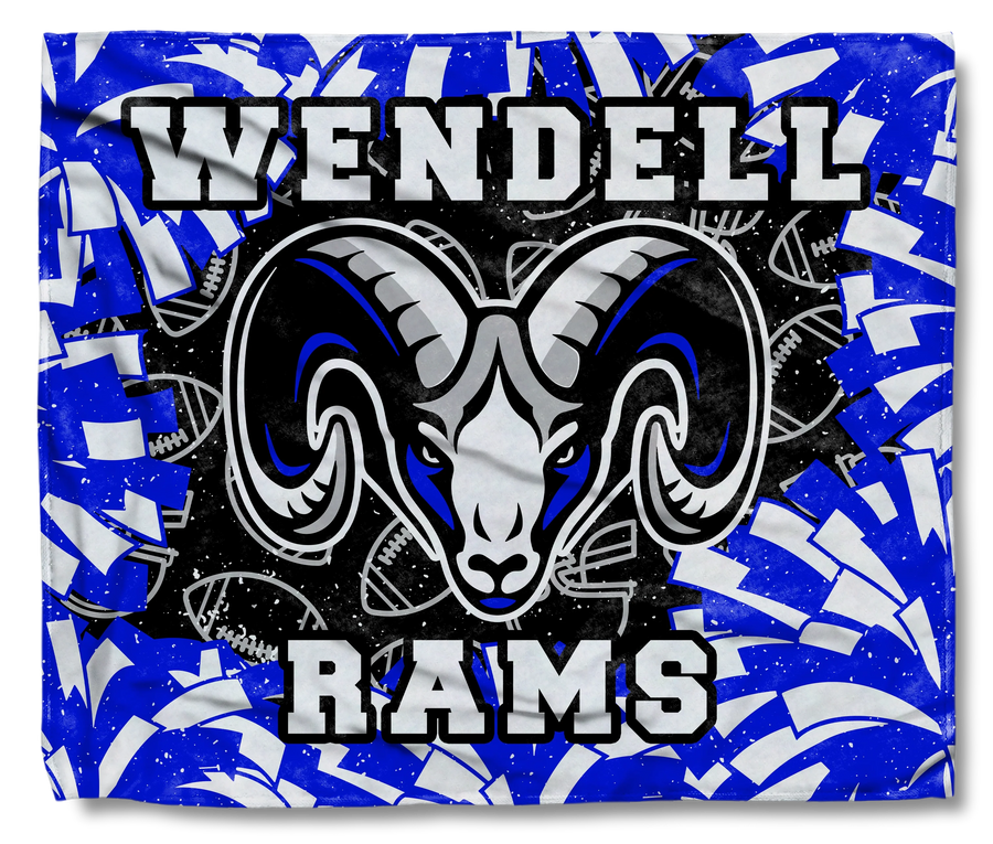 Rams Spirit — pom-pom/cheer design