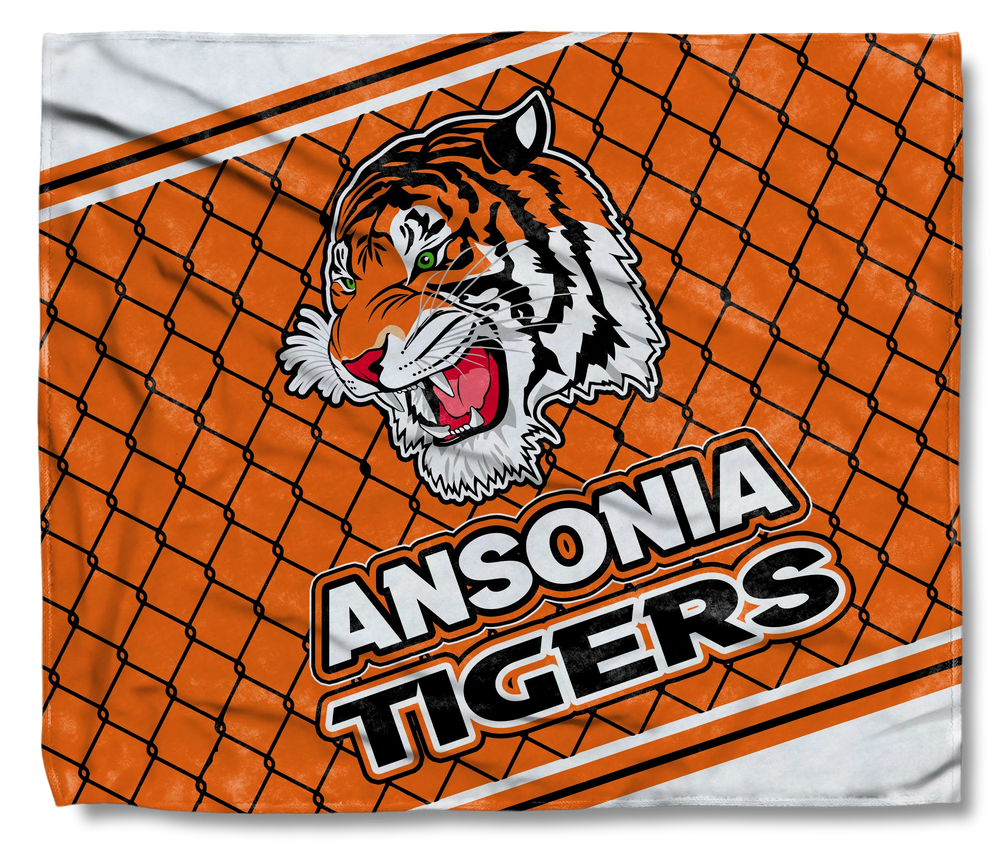The Ansonia Tigers Chain Blanket
