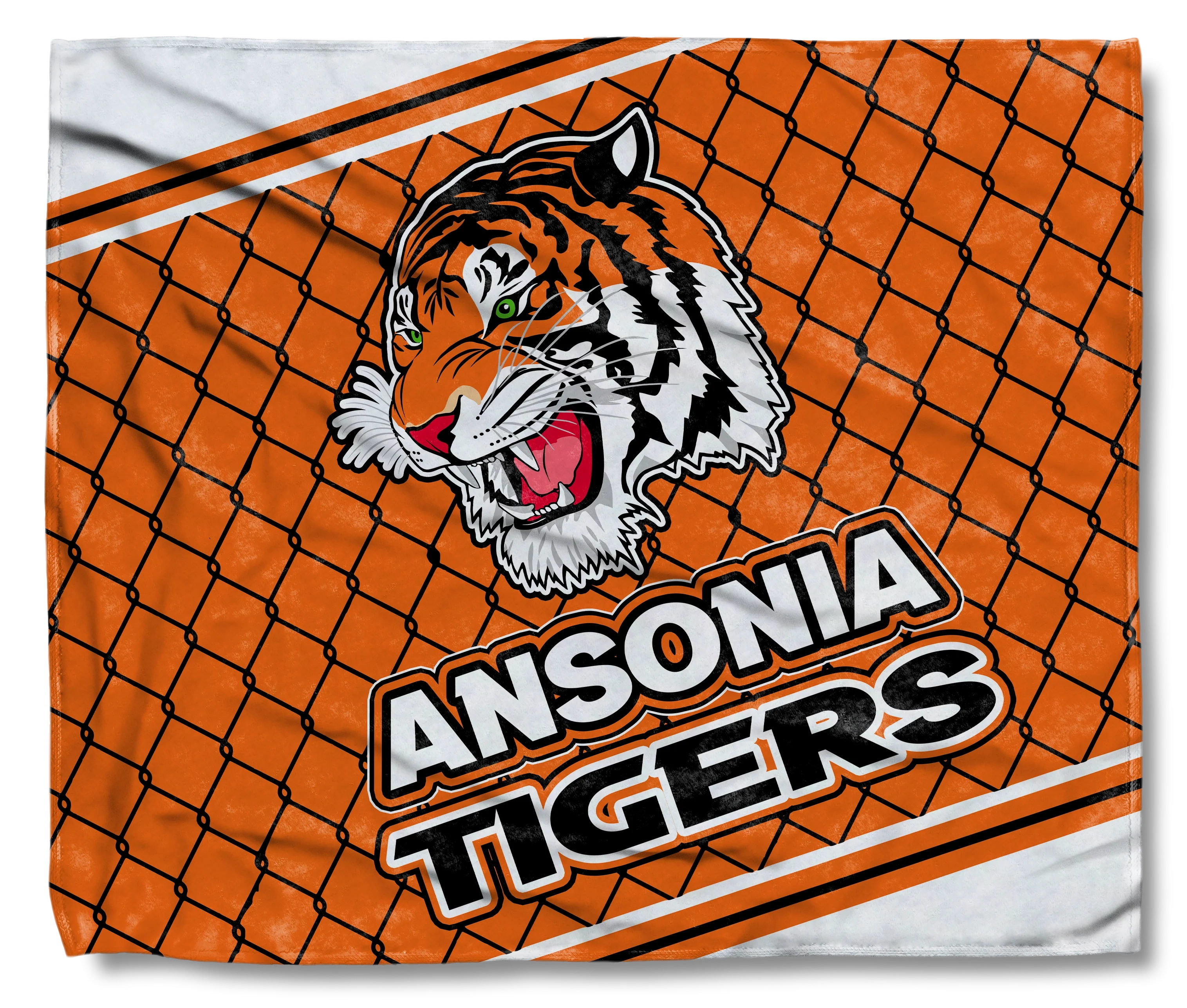 The Ansonia Tigers Chain Blanket