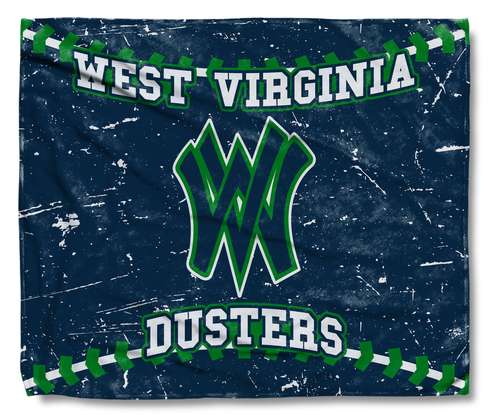 Dusters Softball Stitch Throw