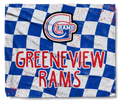 Blue Checkered Flag