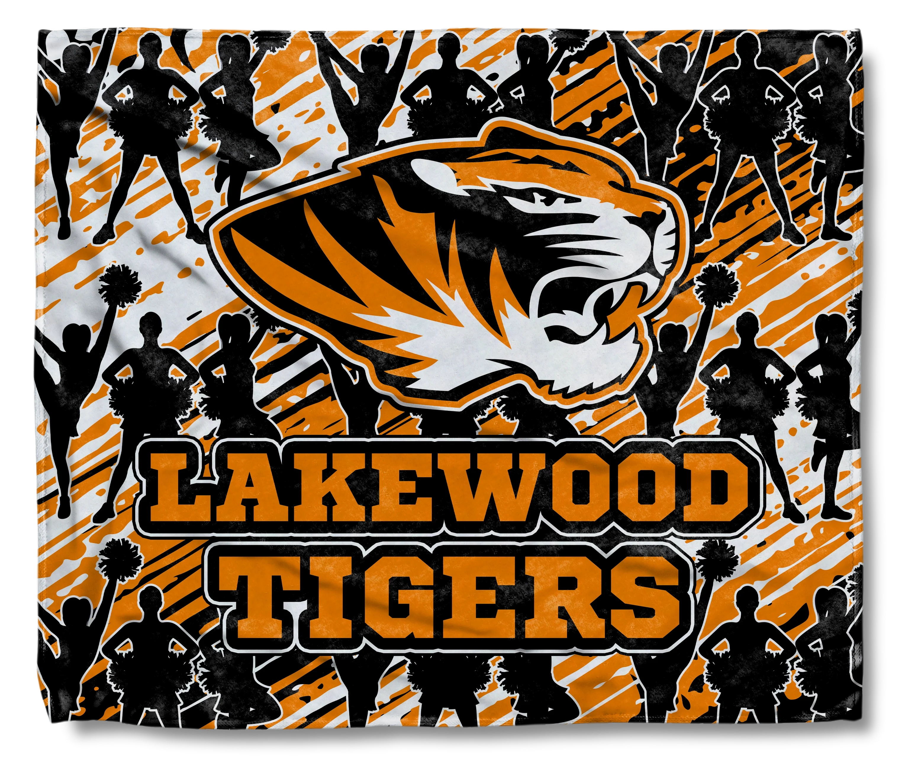 Lakewood Tigers Cheer Splatter Spirit