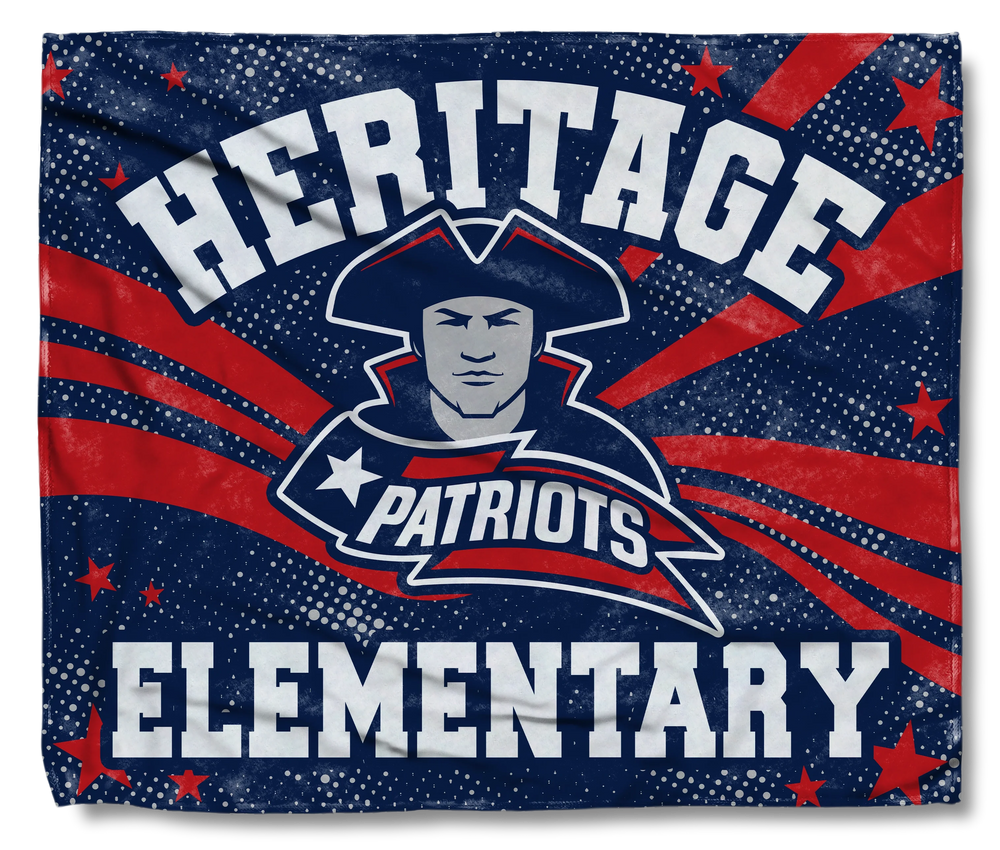 The Heritage Elementary Pride Throw
