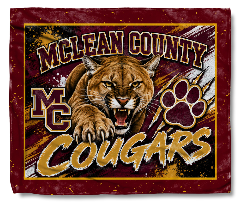 McLean County Cougars Maroon