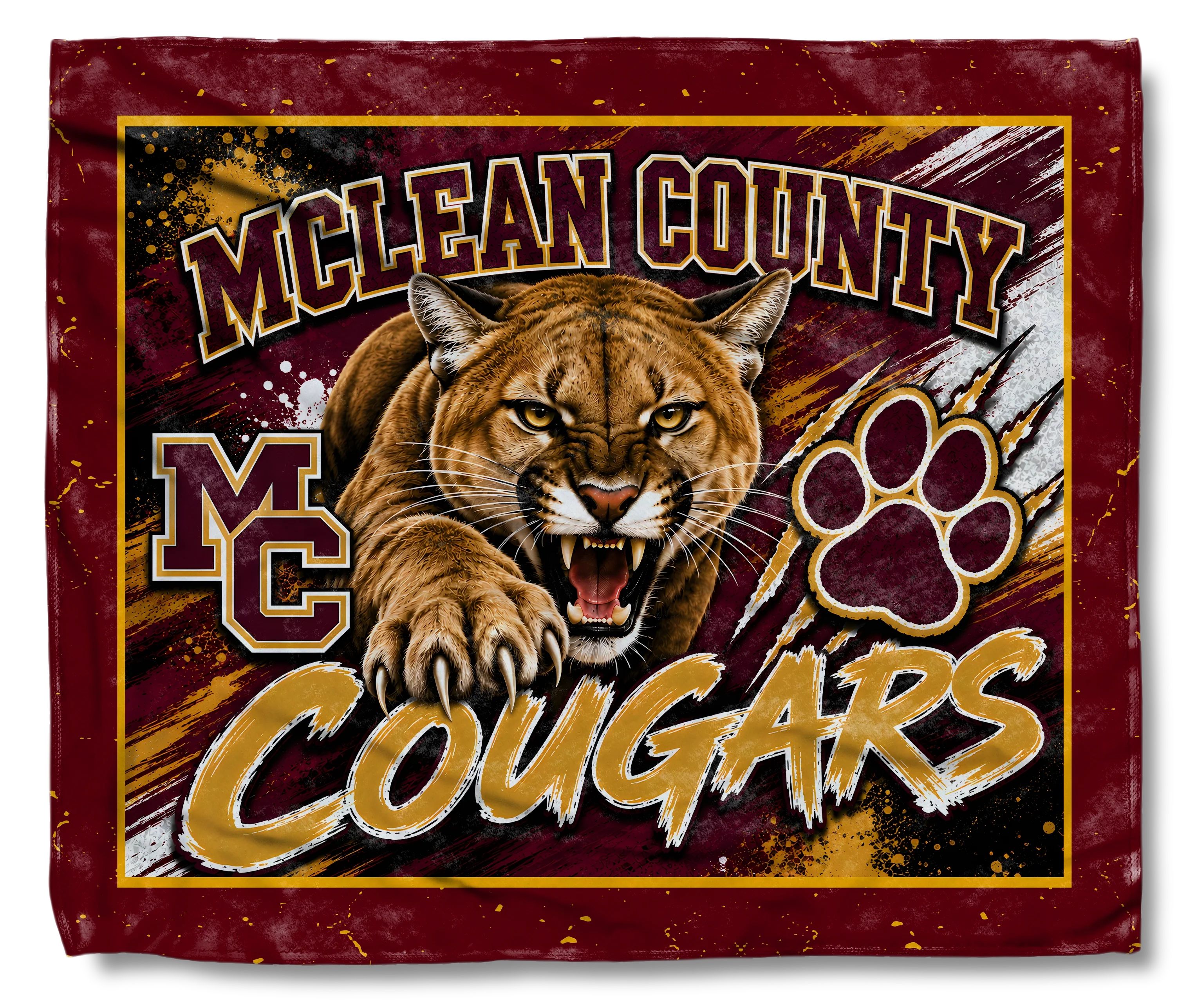 McLean County Cougars Maroon