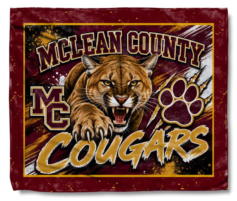 McLean County Cougars Maroon