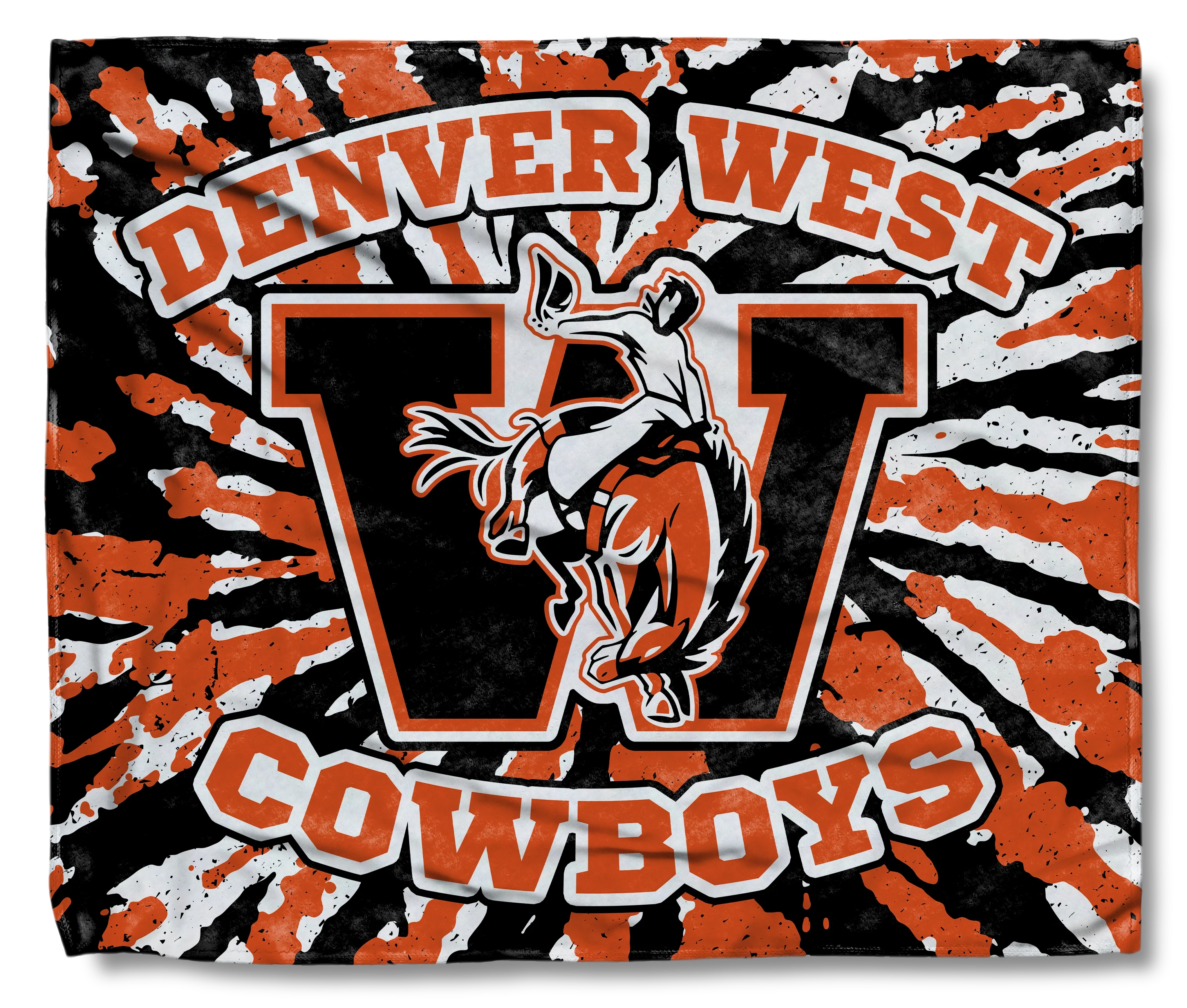 The DW Cowboy Whirl Blanket
