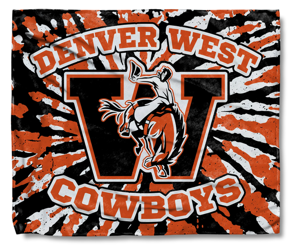 The DW Cowboy Whirl Blanket