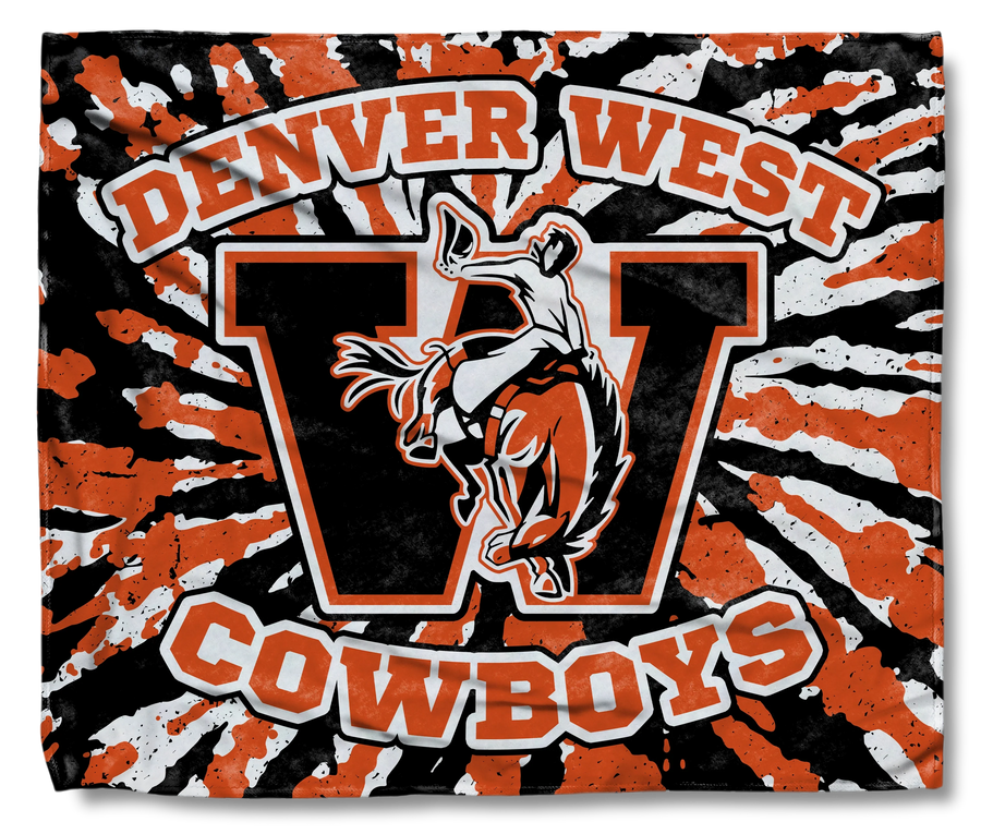 The DW Cowboy Whirl Blanket