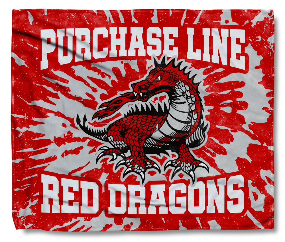 The PL Red Dragons Burst Blanket