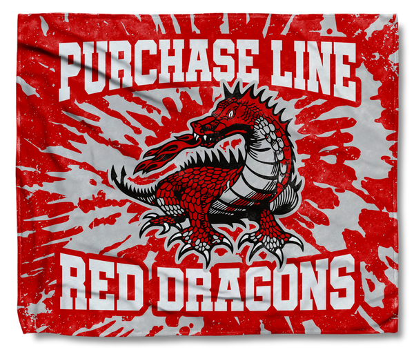 The PL Red Dragons Burst Blanket
