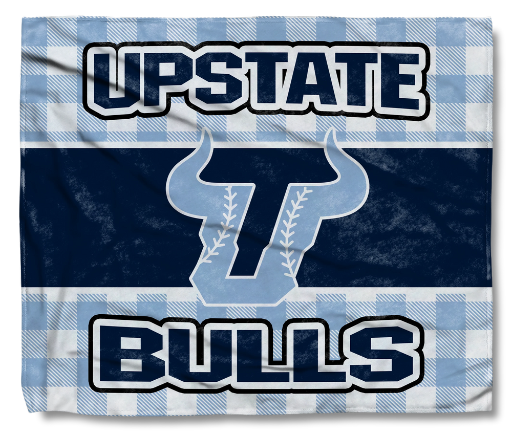 The Upstate Bulls Plaid Throw