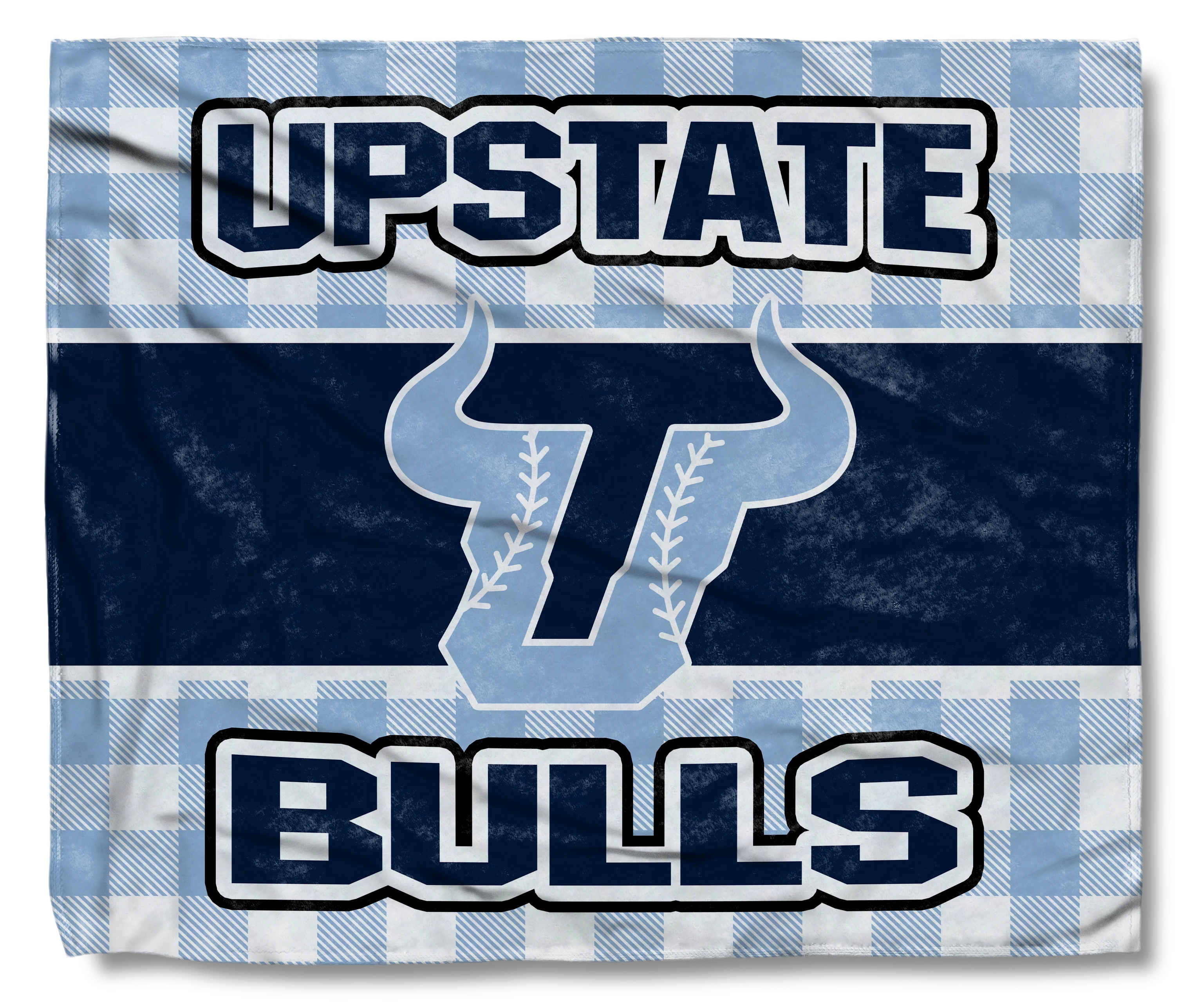 The Upstate Bulls Plaid Throw
