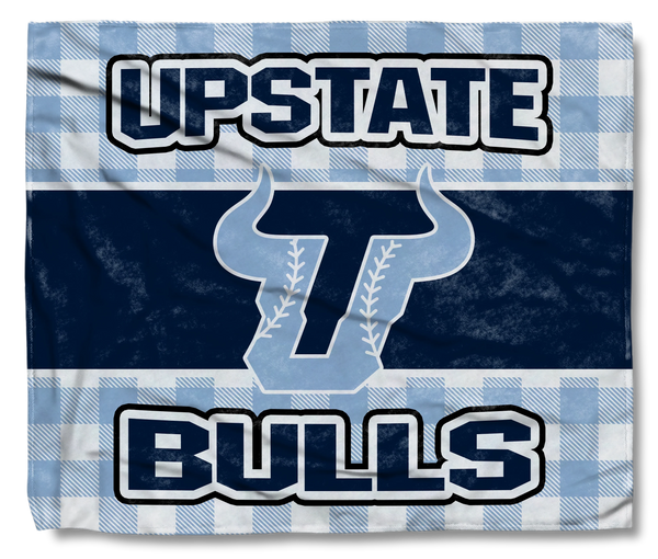 The Upstate Bulls Plaid Throw