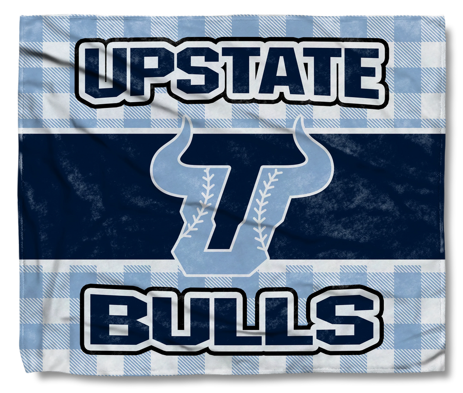 The Upstate Bulls Plaid Throw