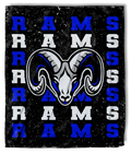 Rams Nation — repeating Rams logos
