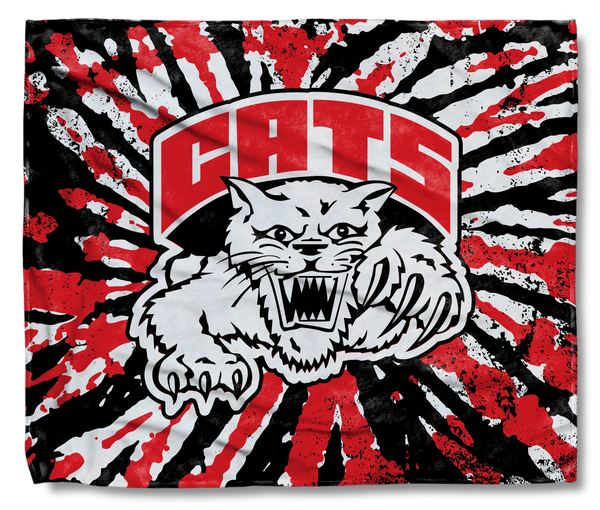 Option E: Wildcats Head Tie-Dye