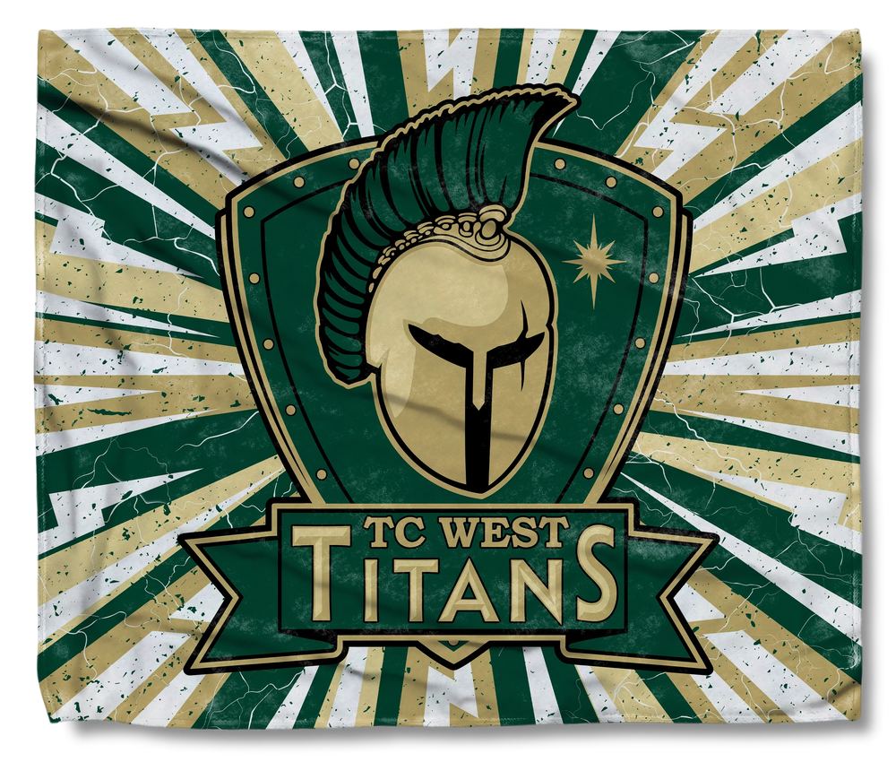 TC West Titans Burst Blanket
