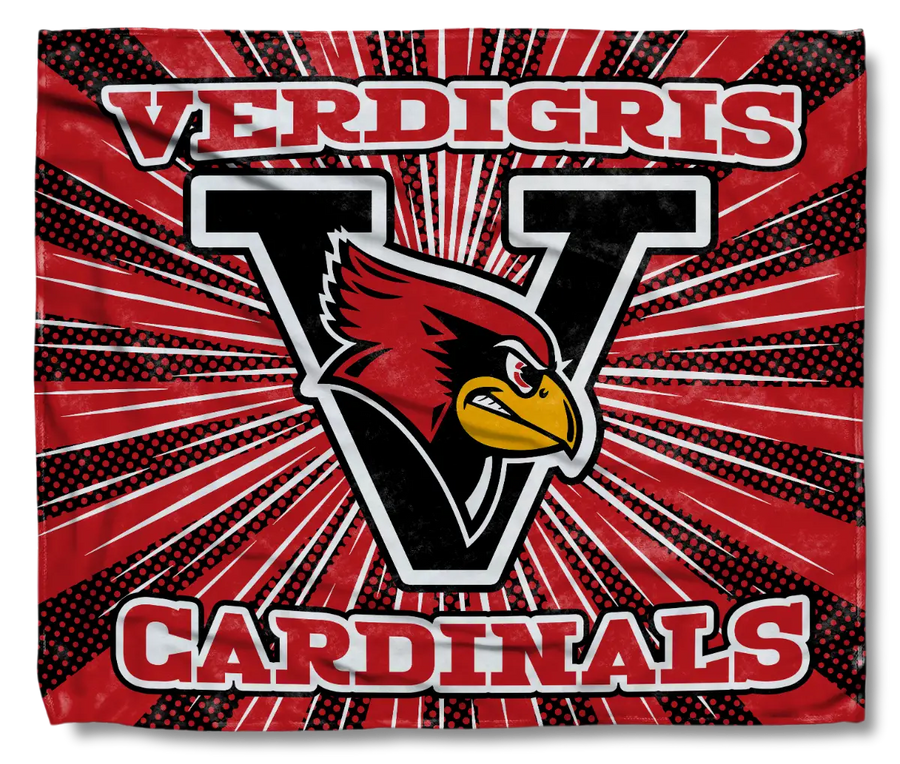 The Verdigris Cardinals Ray Blanket