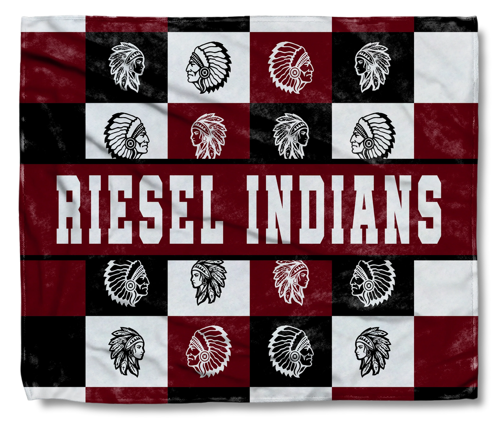 Riesel Indians Duo Checkered