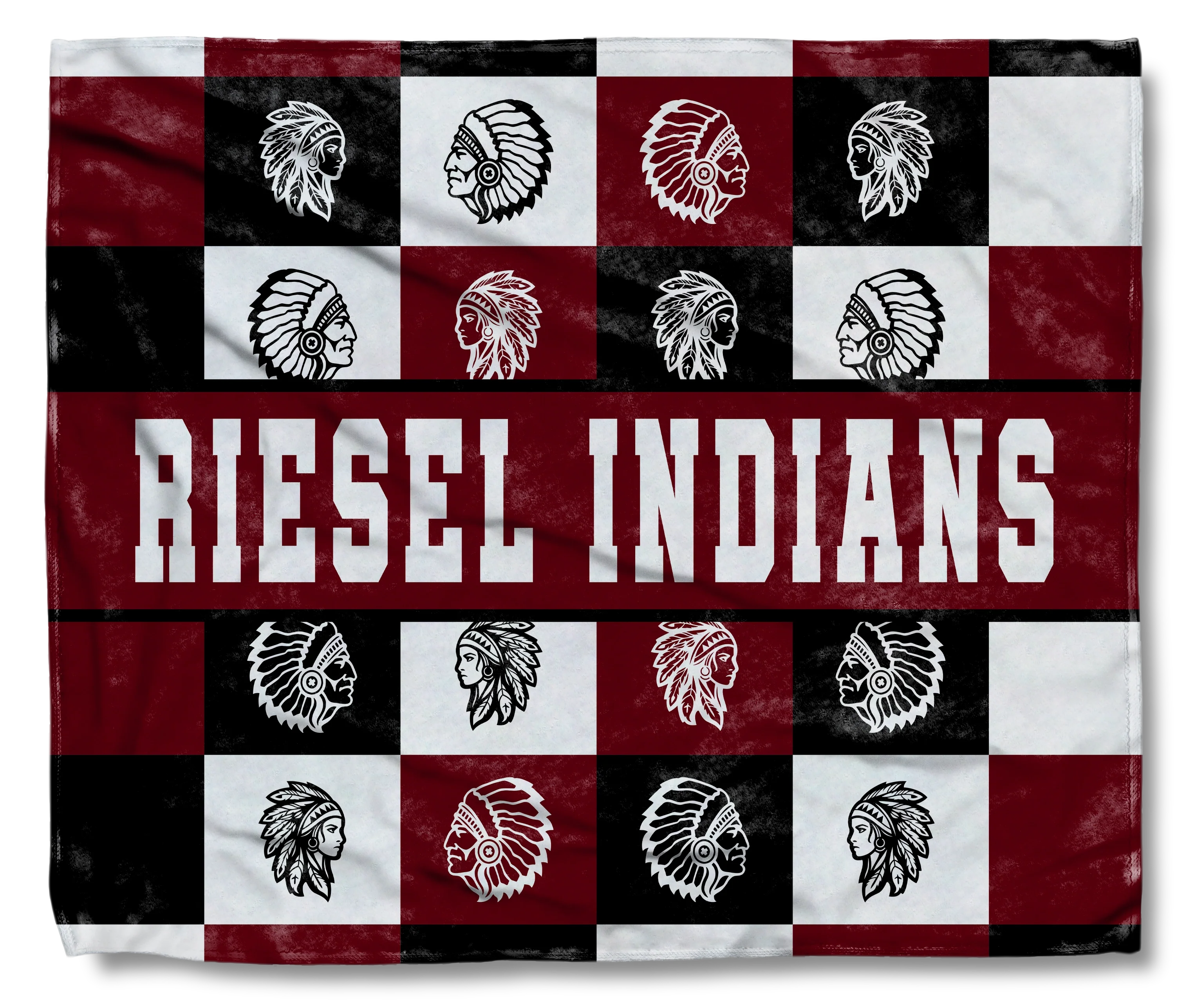 Riesel Indians Duo Checkered